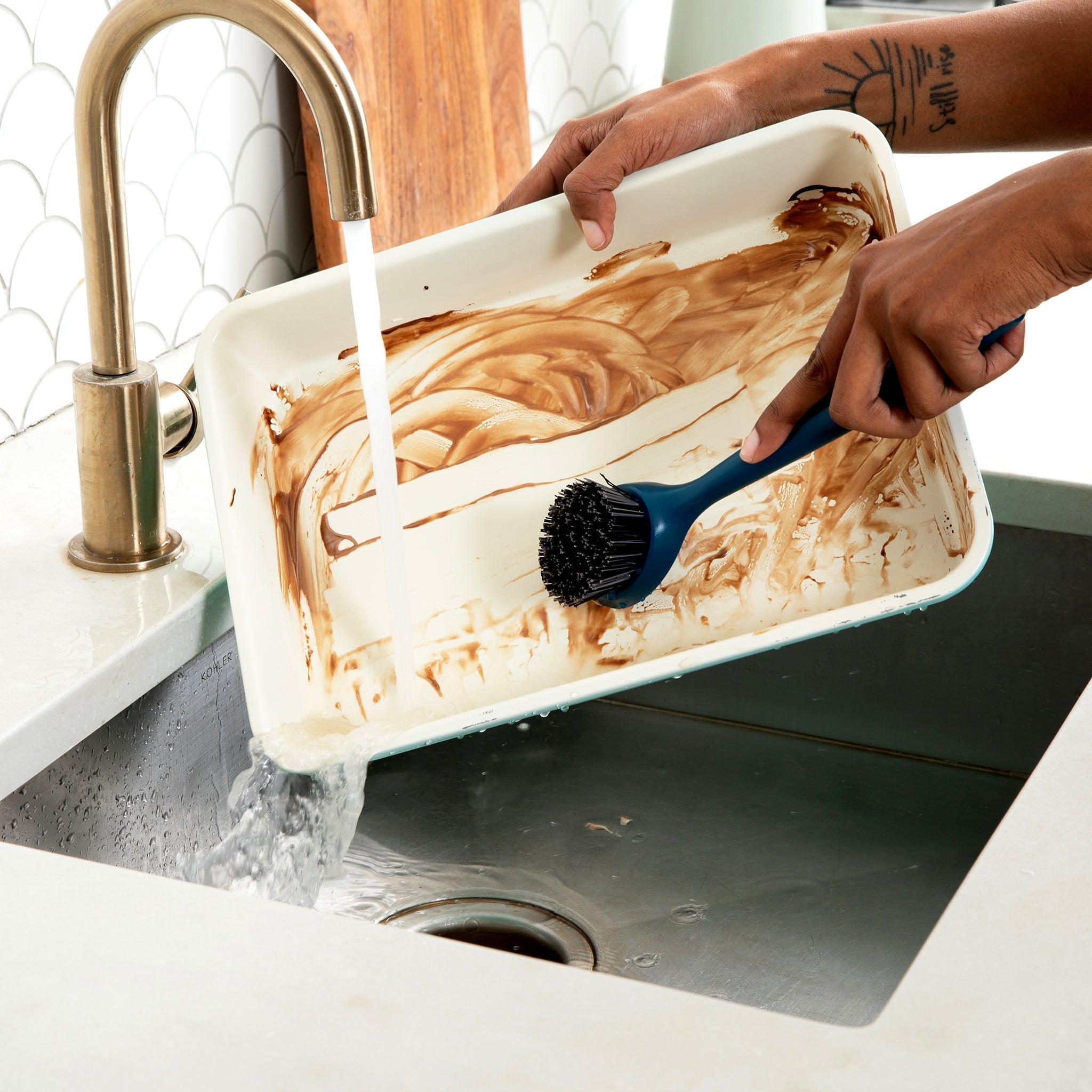 Clean Ocean Heavy-Duty Dish Brush